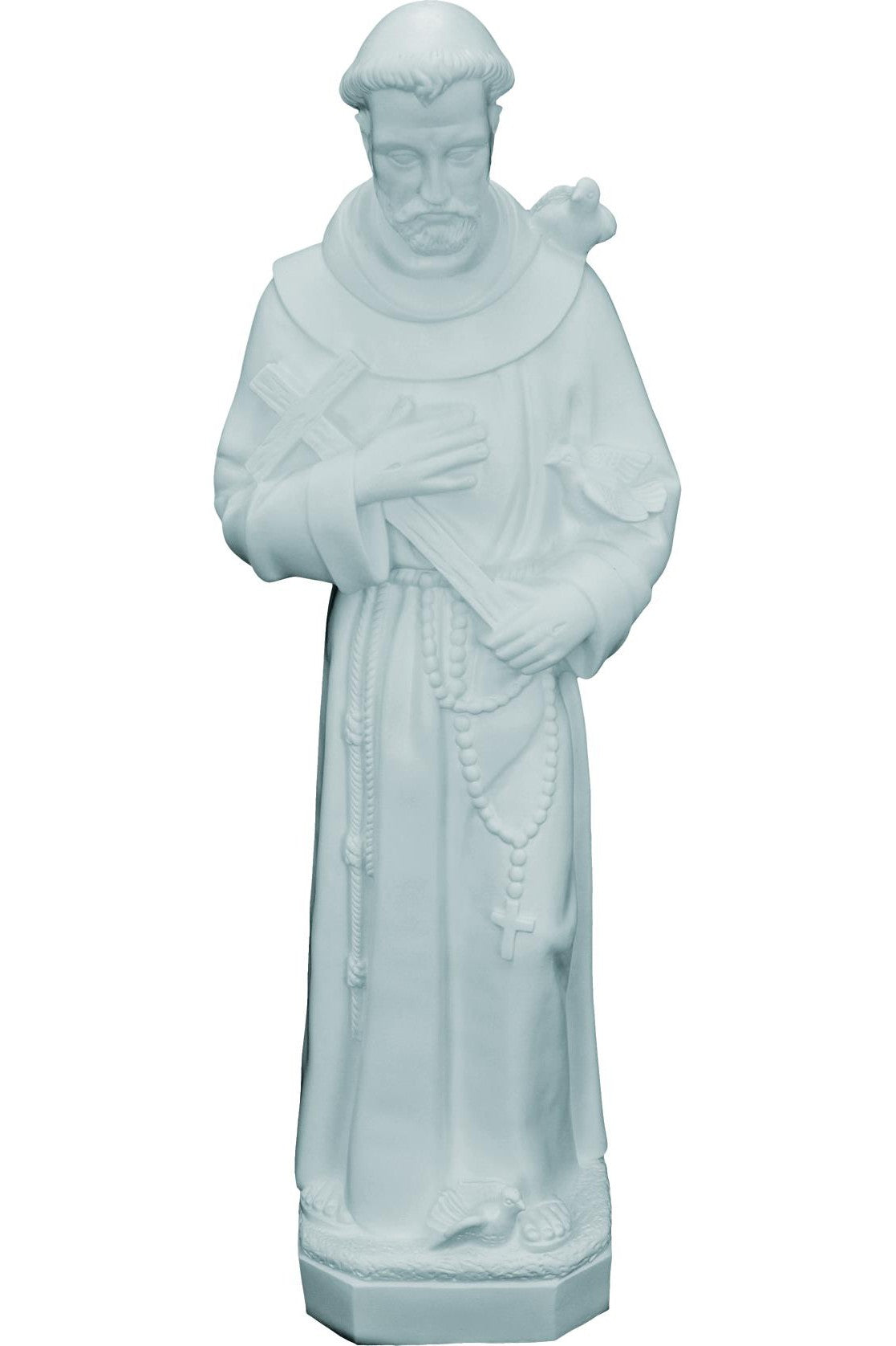 St. Francis WJSA3210C-Inspirational Gifts-Space Age Plastics-White-Michigan Church Supply