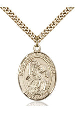 St. Gabriel the Archangel Medal - FN7039-Jewelry-Bliss Mfg-Gold Filled-Michigan Church Supply