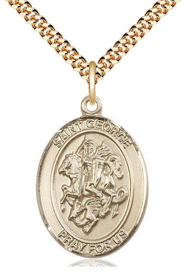 St. George Medal - FN7040-Jewelry-Bliss Mfg-Gold Filled-Michigan Church Supply