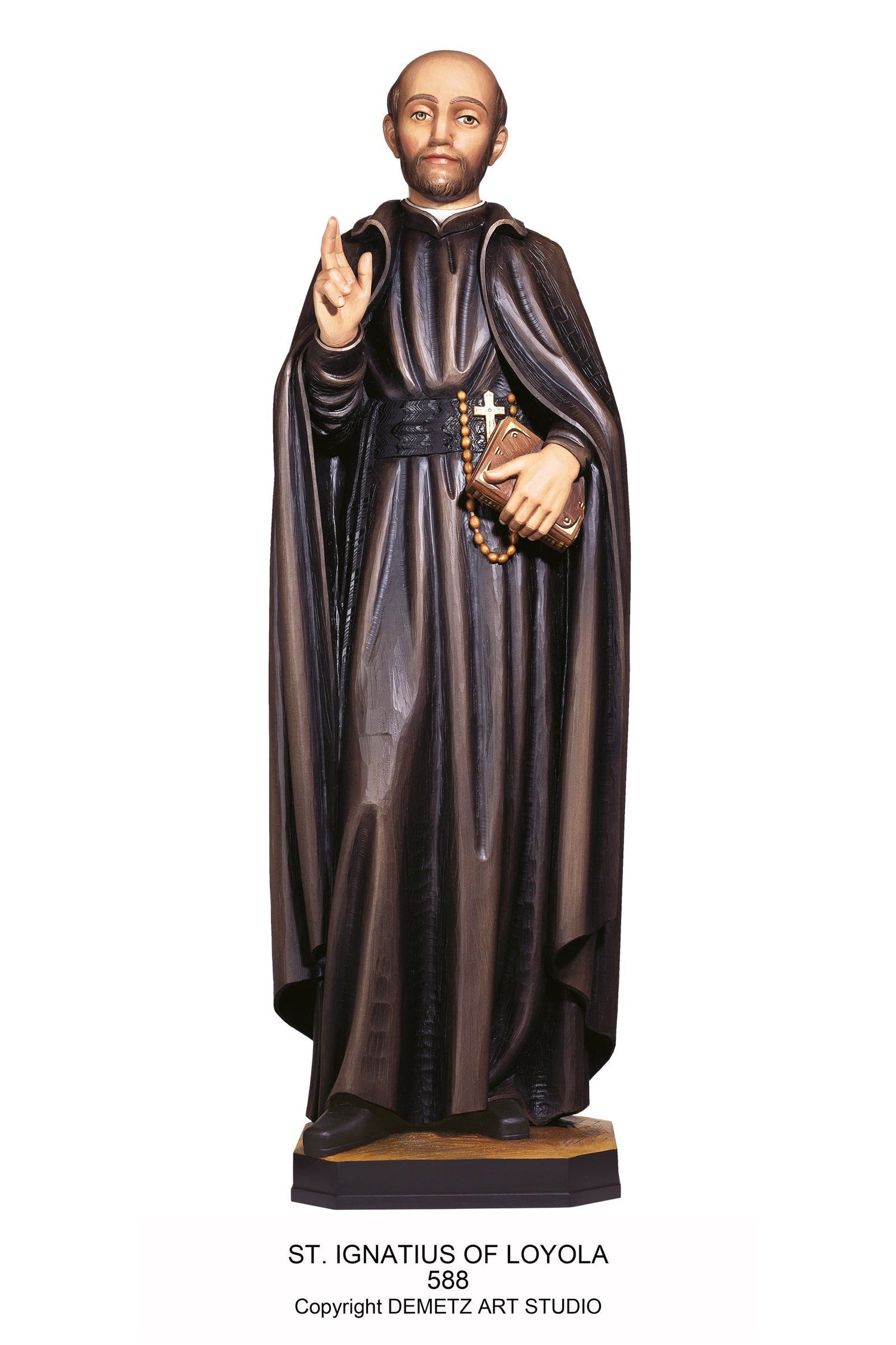 St. Ignatius of Loyola - HD588-Church Life-Demetz-36"-Michigan Church Supply