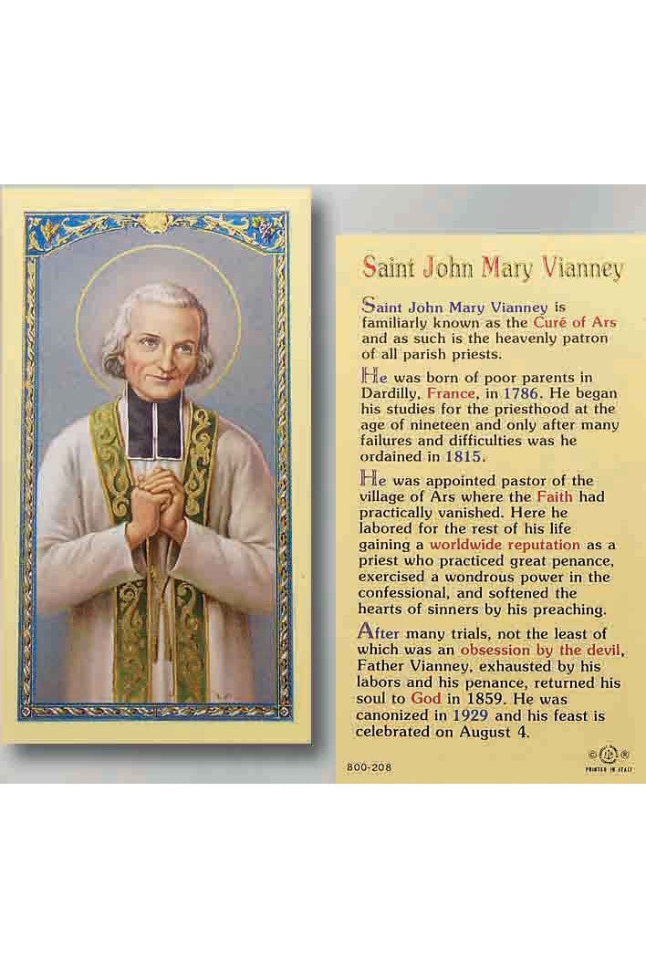 St. John Mary Vianney - TA800208-Inspirational Gifts-Hirten-Michigan Church Supply