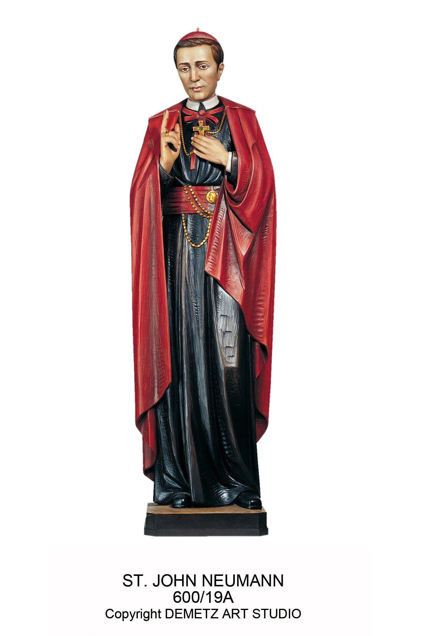 St. John Neumann - HD60019A-Church Life-Demetz-Fiberglass 66"-Michigan Church Supply