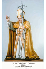 St. John Paul II - Kneeling - HD600131-Church Life-Demetz-Michigan Church Supply