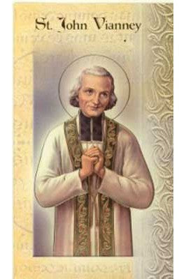 St. John Vianney Biography Card - TA500208-Inspirational Gifts-Hirten-Michigan Church Supply