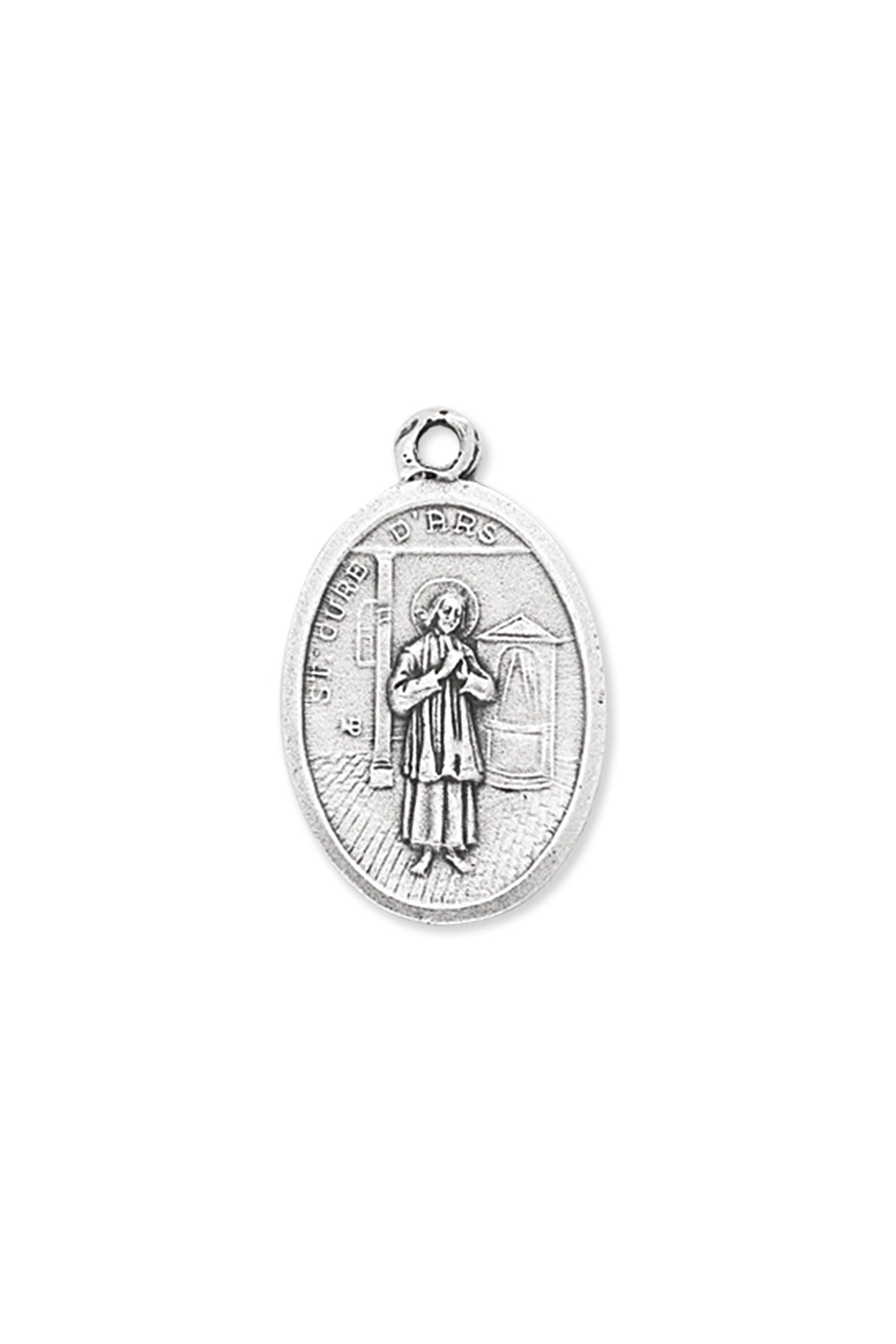 St. John Vianney Medal - TA1086-Jewelry/Inspirational Gifts-Hirten-Michigan Church Supply