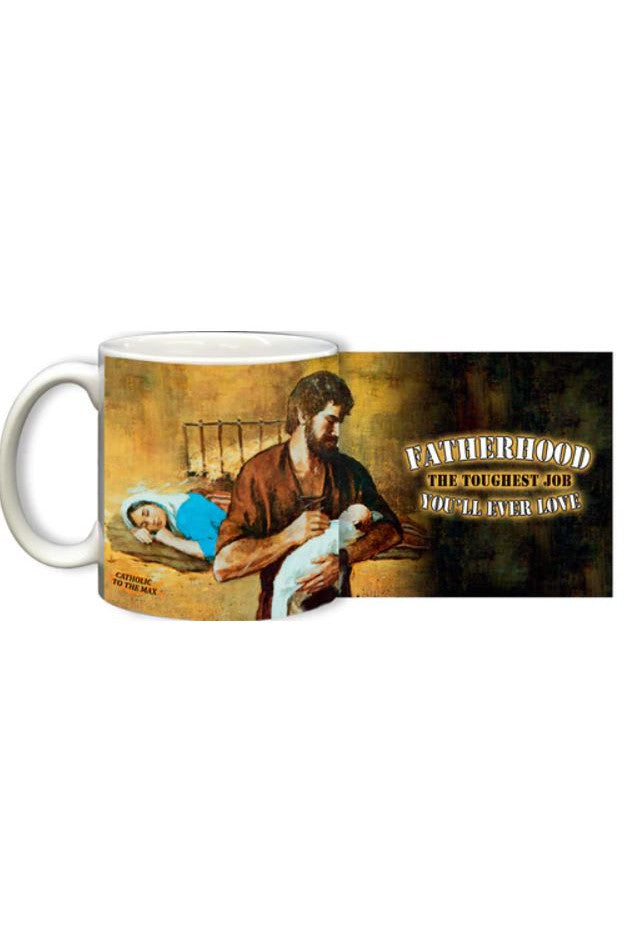 St. Joseph Fatherhood Mug - VTMUG610-Inspirational Gifts-Nelson Fine Art-Michigan Church Supply