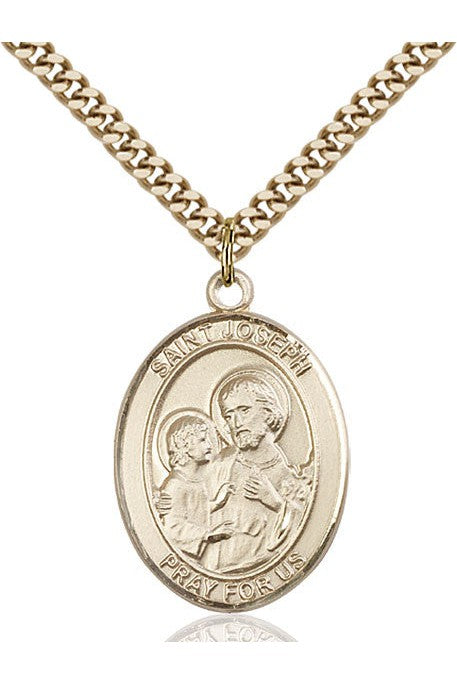 St. Joseph Medal - FN7058-Jewelry-Bliss Mfg-Gold Filled-Michigan Church Supply