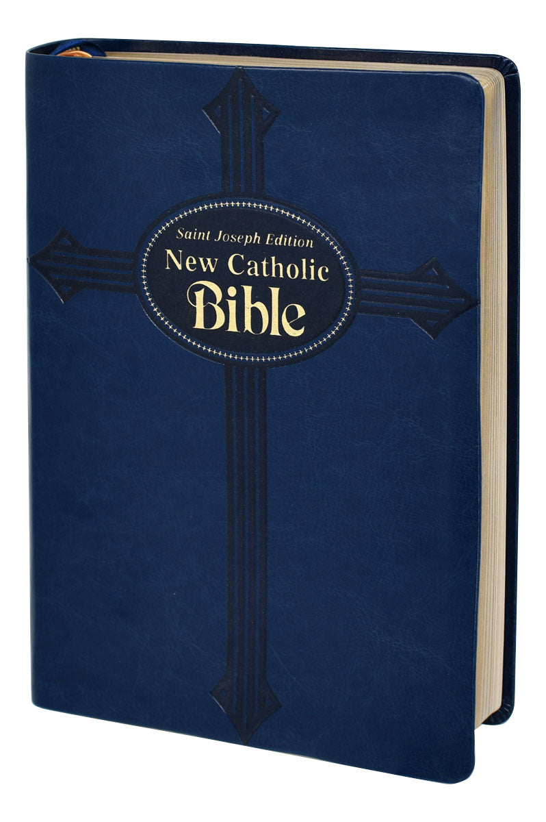 St. Joseph New Catholic Bible Large Print Blue - GF61419BLU-Inspirational Gifts-Catholic Book Publishing Corp-Michigan Church Supply