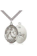 St. Joseph Of Cupertino Medal - FN7057-Jewelry-Bliss Mfg-Sterling Silver-Michigan Church Supply