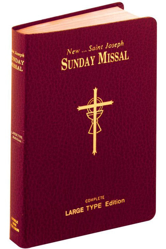 St. Joseph Sunday Missal Large Type - GF82210-Inspirational Gifts-Catholic Book Publishing Corp-Michigan Church Supply