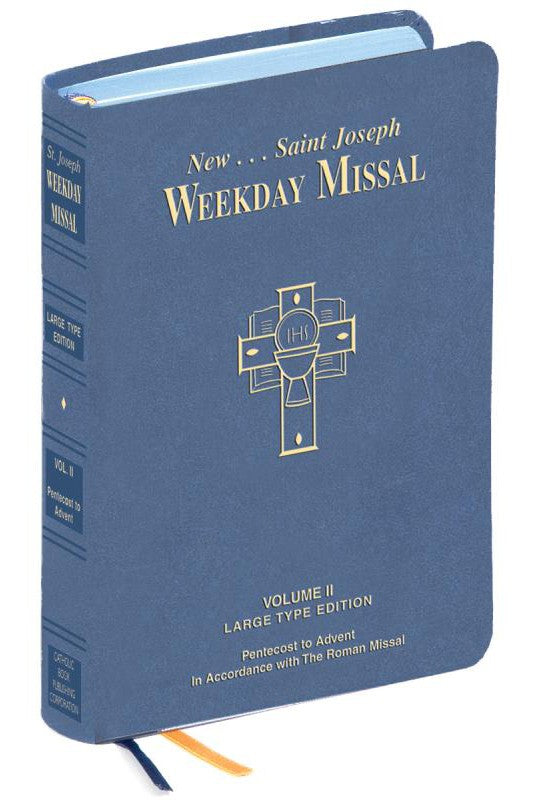 St. Joseph Weekday Missal Large Type Vol. II - GF92310-Inspirational Gifts-Catholic Book Publishing Corp-Michigan Church Supply