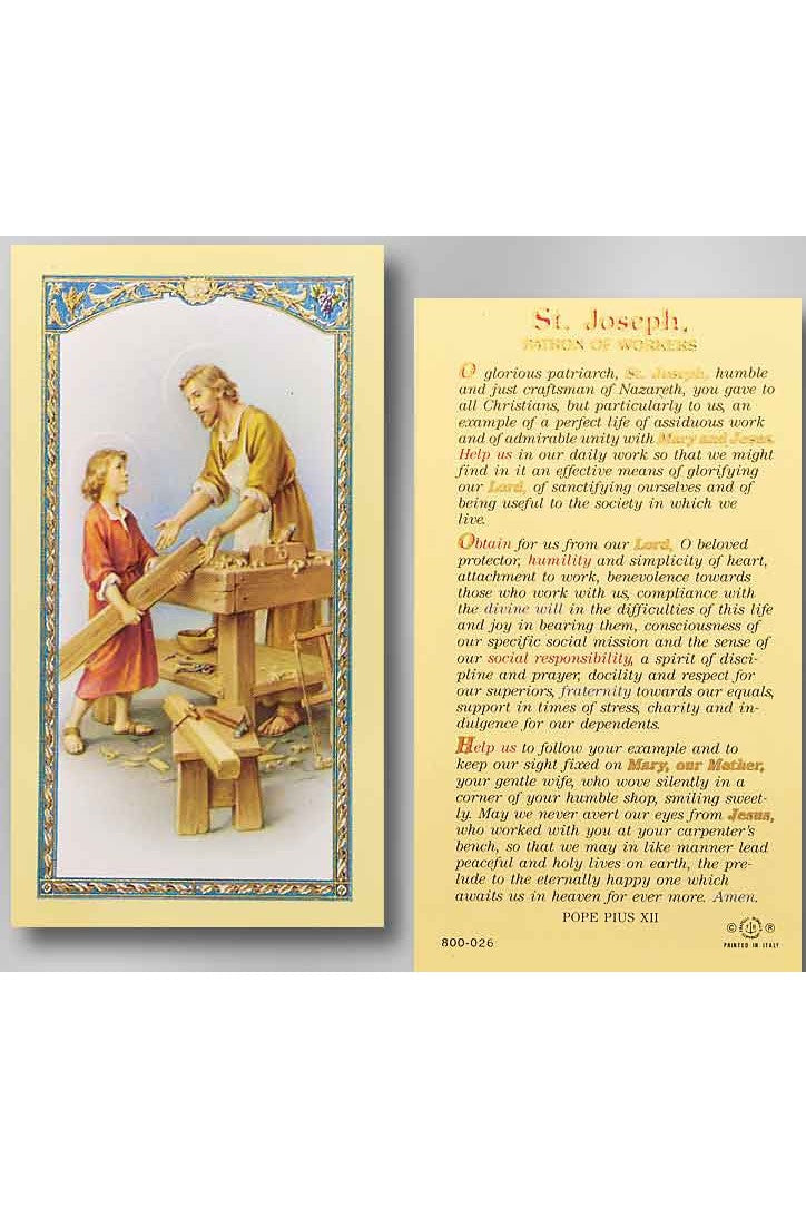 St. Joseph - Workers) - TA800026-Inspirational Gifts-Hirten-Michigan Church Supply