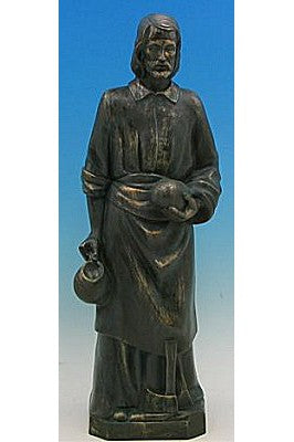 St. Joseph the Worker WJSA2495C-Inspirational Gifts-Space Age Plastics-Patina-Michigan Church Supply