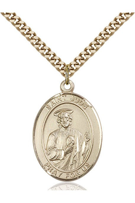 St. Jude Thaddeus Medal - FN7060-Jewelry-Bliss Mfg-Gold Filled-Michigan Church Supply