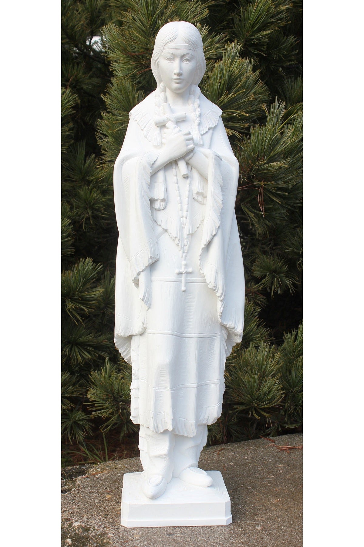 St. Kateri Tekakwitha - HD901-Church Life-Demetz-Fiberglass 36"-Michigan Church Supply