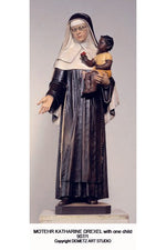 St. Katharine Drexel with Child - HD9071-Church Life-Demetz-Fiberglass 36"-Michigan Church Supply