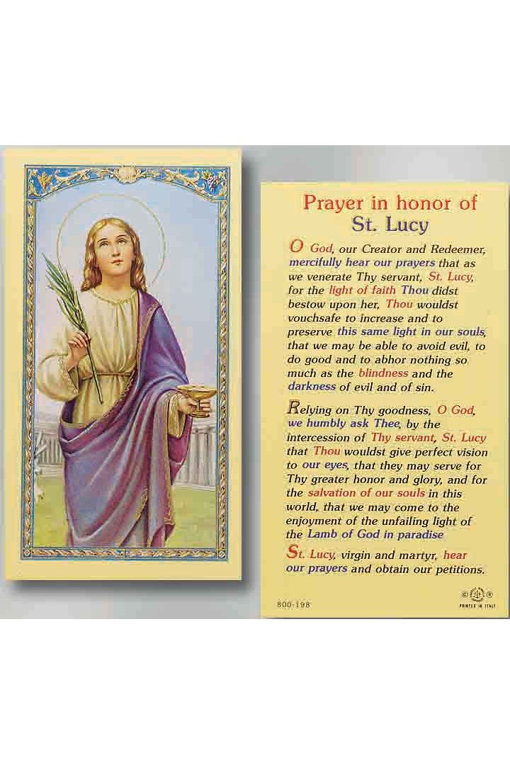 St. Lucy - TA800198-Inspirational Gifts-Hirten-Michigan Church Supply