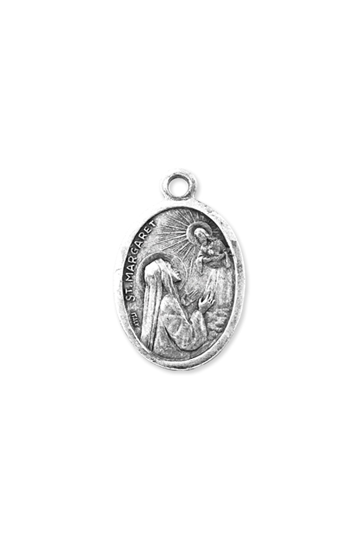 St. Margaret Medal - TA1086-Jewelry/Inspirational Gifts-Hirten-Michigan Church Supply