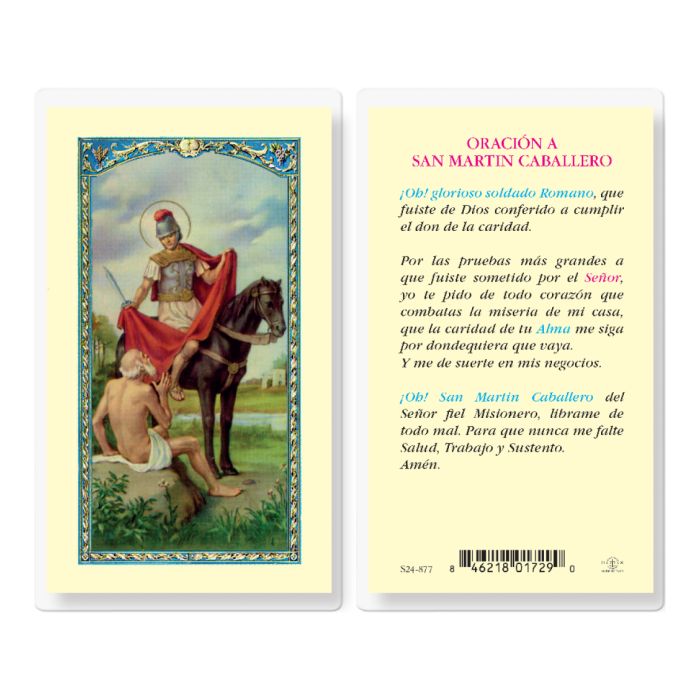 St. Martin of Tours Oracion San Martin Caballero - TA700343-Inspirational Gifts-Hirten-Michigan Church Supply