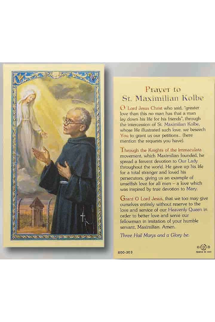 St. Maximilian Kolbe - TA800303-Inspirational Gifts-Hirten-Michigan Church Supply