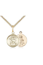 St. Michael the Archangel Medal - FN0601R-Jewelry-Bliss Mfg-Gold Filled-Michigan Church Supply