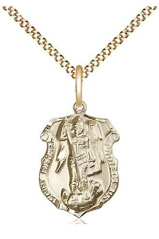 St. Michael the Archangel Medal - FN5692-Jewelry-Bliss Mfg-Gold Filled-Michigan Church Supply