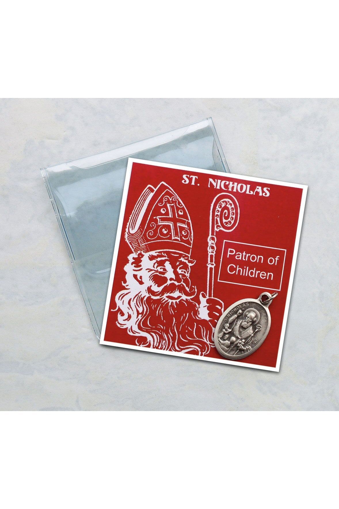 St. Nicholas Prayer Folder - HX83/NIK-Inspirational Gifts-Devon-Michigan Church Supply