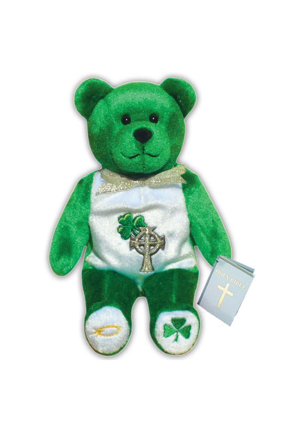 St. Patrick Holy Bear - TXSEST-Inspirational Gifts-Holy Bears-Michigan Church Supply