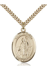 St. Patrick Medal - FN7084-Jewelry-Bliss Mfg-Gold Filled-Michigan Church Supply