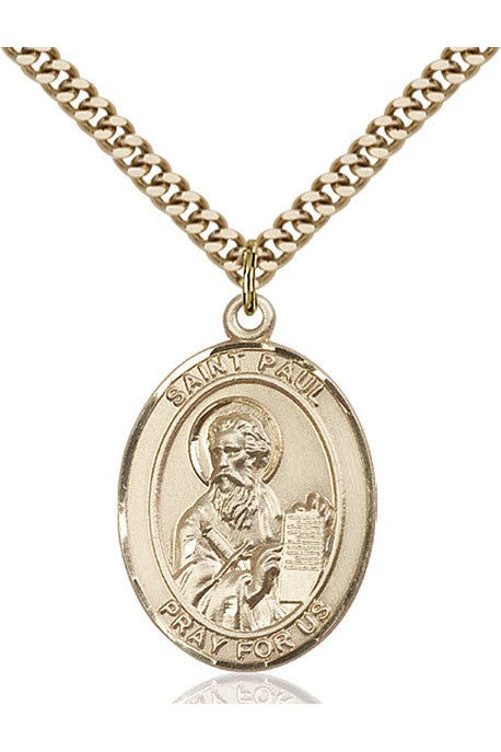 St. Paul the Apostle Medal - FN7086-Jewelry-Bliss Mfg-Gold Filled-Michigan Church Supply