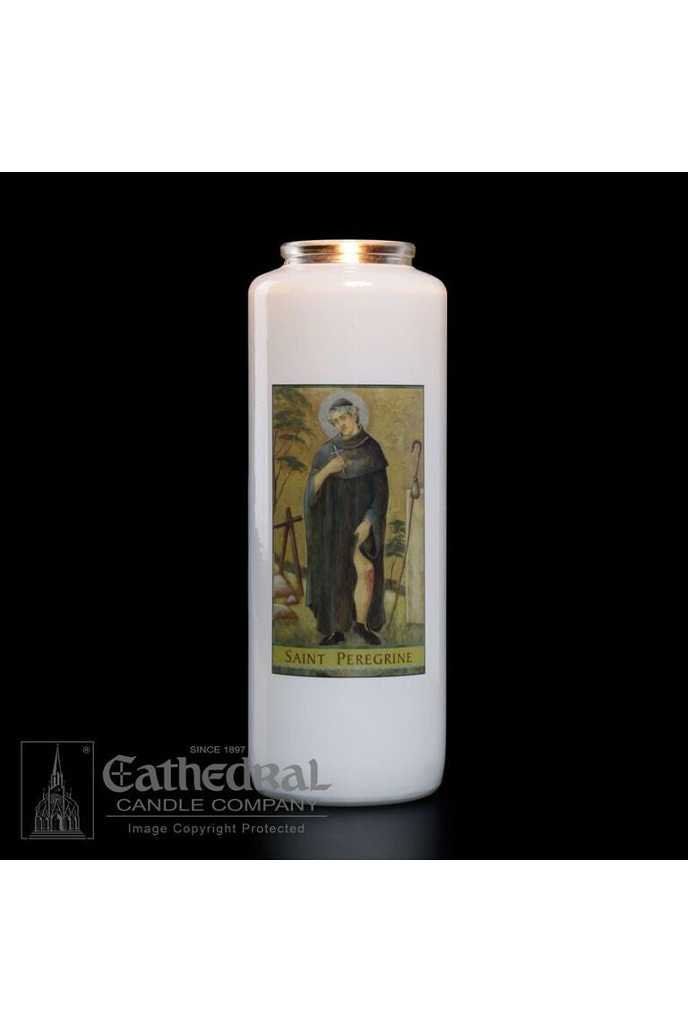 St. Peregrine - GG2113-Church Life-Cathedral Candle-Michigan Church Supply