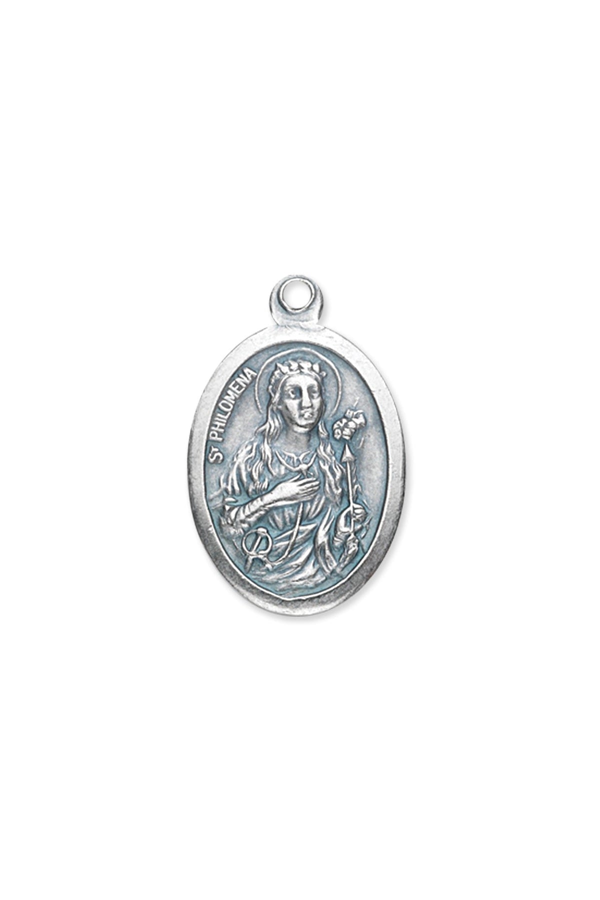 St. Philomena Medal - TA1086-Jewelry/Inspirational Gifts-Hirten-Michigan Church Supply