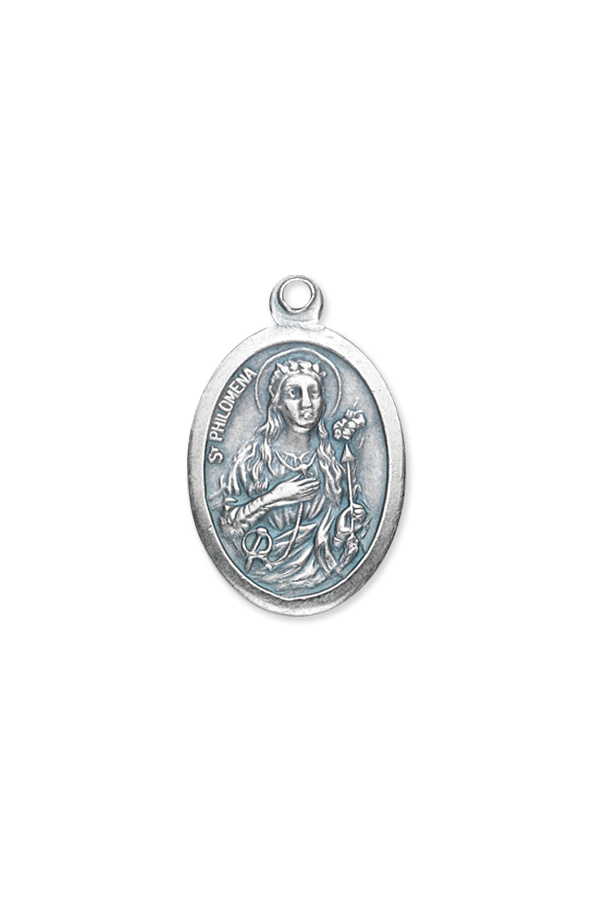 St. Philomena Medal - TA1086-Jewelry/Inspirational Gifts-Hirten-Michigan Church Supply