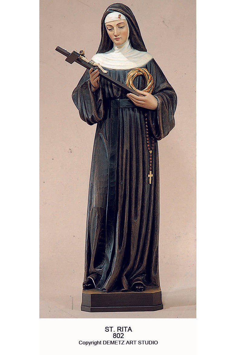 St. Rita - HD802-Church Life-Demetz-36"-Michigan Church Supply