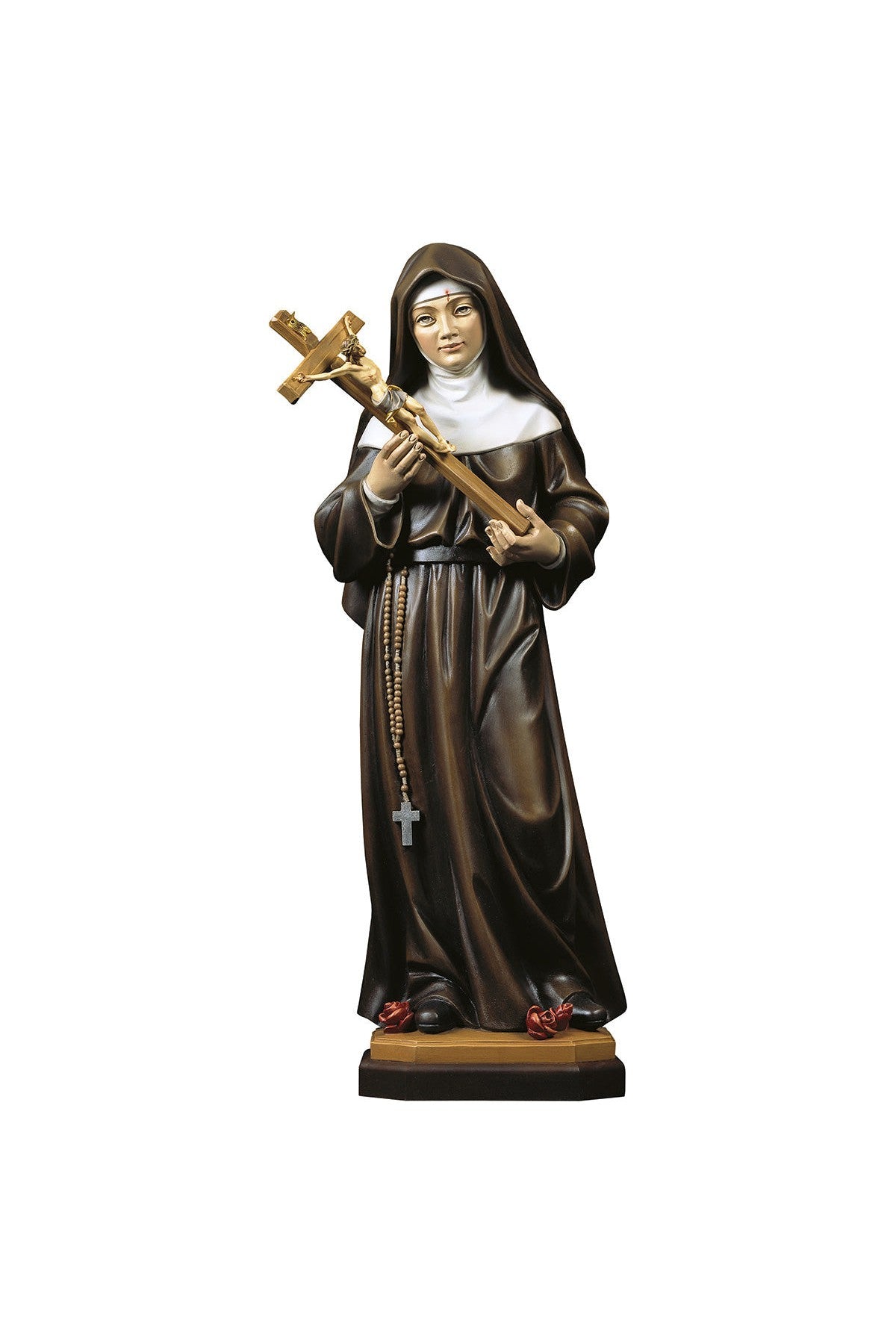 St. Rita of Cascia with Crucifix-YK235101-Inspirational Gifts,Church Life-Ulrich-9"-Michigan Church Supply