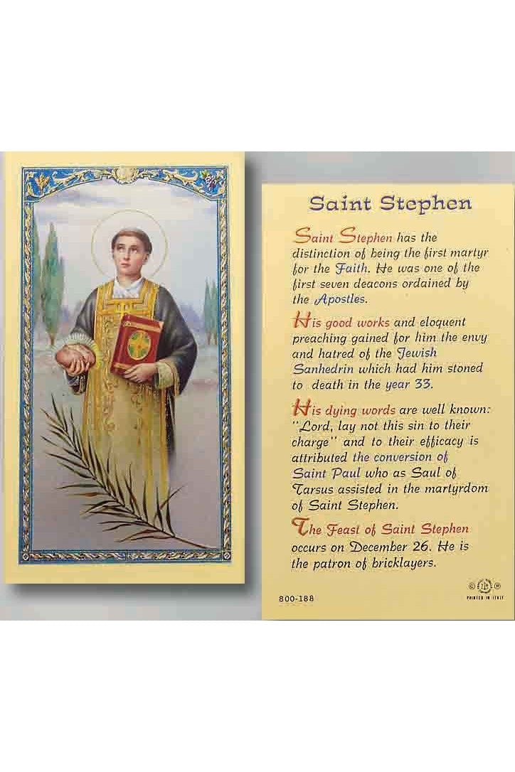 St. Stephen - TA800188-Inspirational Gifts-Hirten-Michigan Church Supply