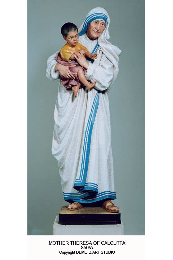 St. Teresa of Calcutta - Standing - HD350A-Church Life-Demetz-Fiberglass 36"-Michigan Church Supply