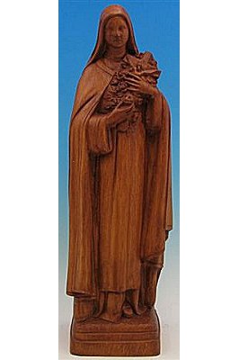 St. Theresa WJSA2440C-Inspirational Gifts-Space Age Plastics-Wood Stain-Michigan Church Supply