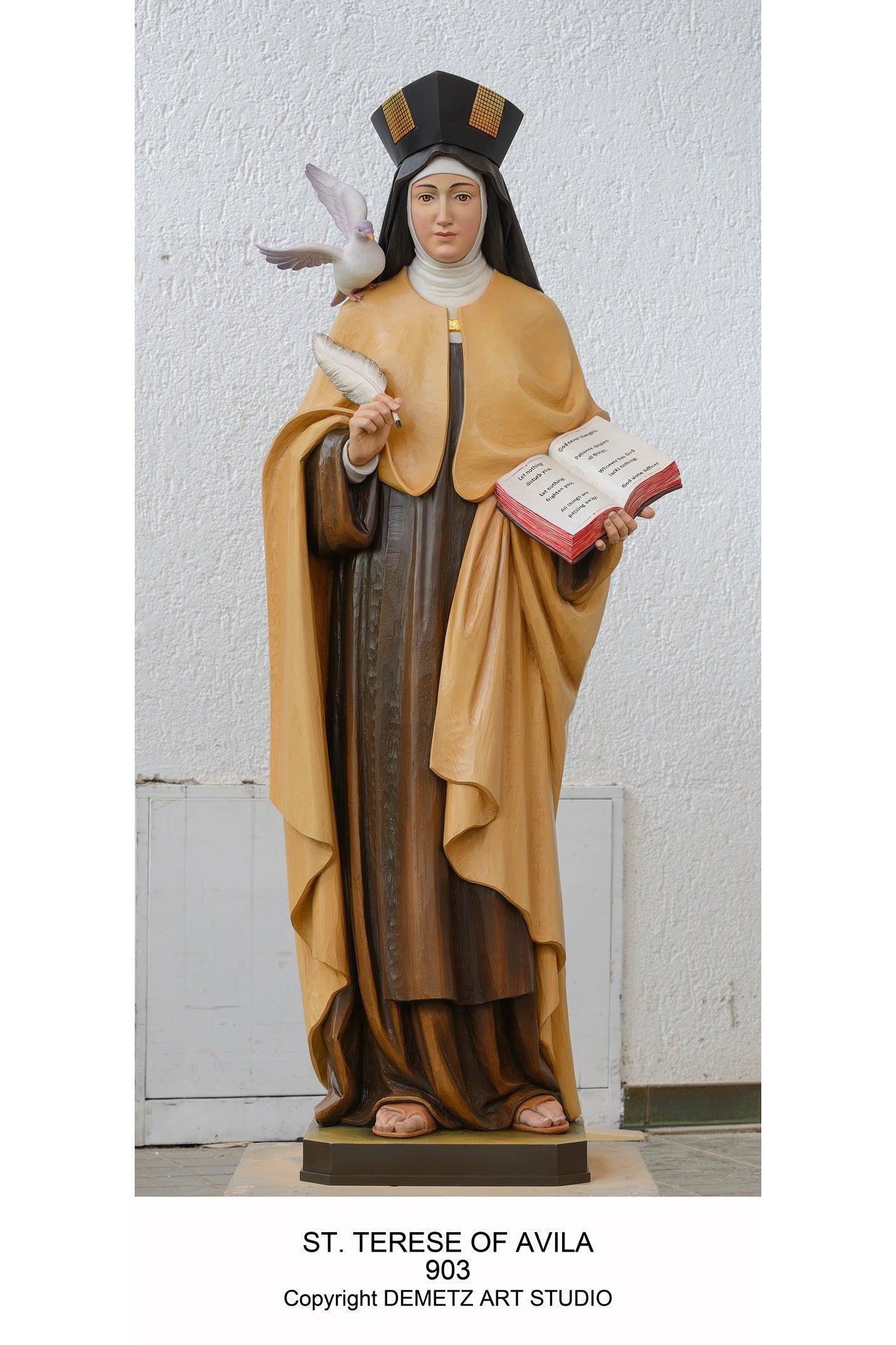 St. Therese of Avila - HD903-Church Life-Demetz-36"-Michigan Church Supply