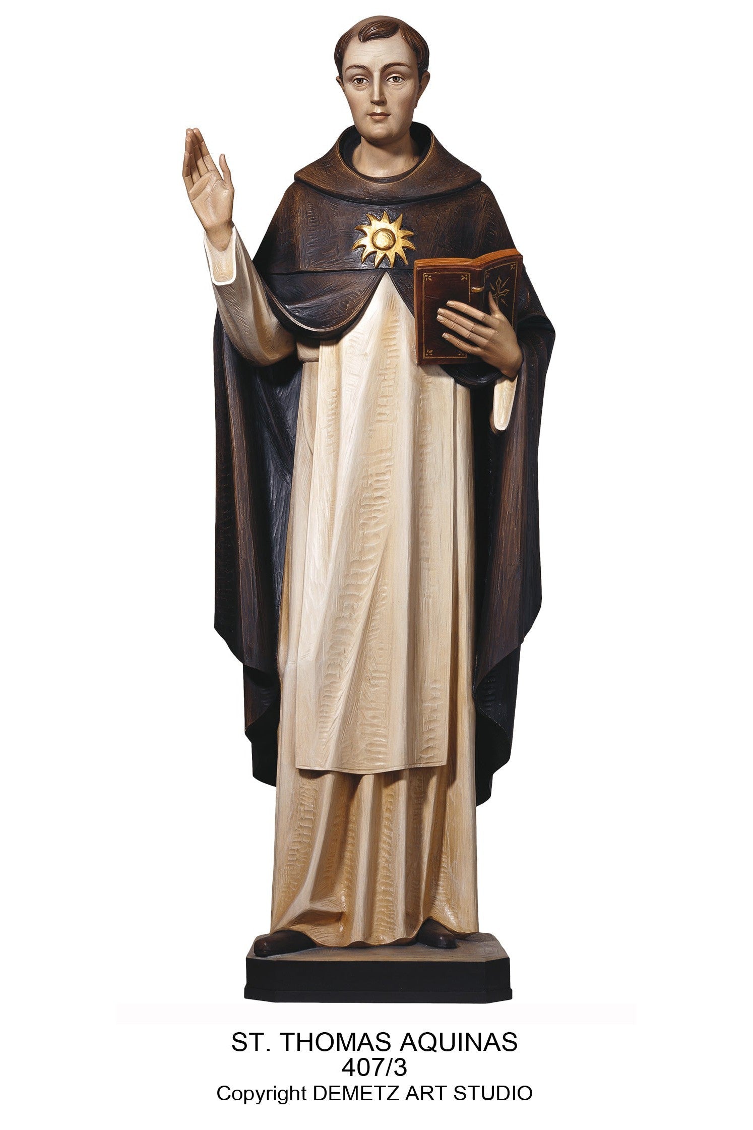 St. Thomas Aquinas - HD4073-Church Life-Demetz-Fiberglass 60"-Michigan Church Supply