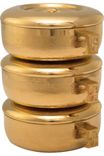 Stacking Ciboria Gold - EG446G-Church Life-Alviti-3 Piece set - Host 825-Michigan Church Supply