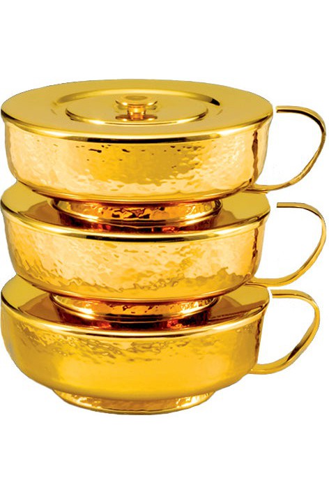 Stacking Ciborium with Lid - DO4210-Church Life-MCS-DO-Soft Gold Satin-Michigan Church Supply