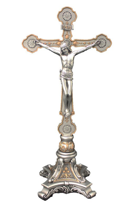 Standing Crucifix - ZWSR76443PE-Inspirational Gifts-Goldscheider of Vienna-Michigan Church Supply