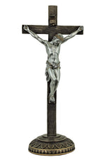 Standing Crucifix, two-tone - ZWSR76426BS-Inspirational Gifts-Goldscheider of Vienna-Michigan Church Supply