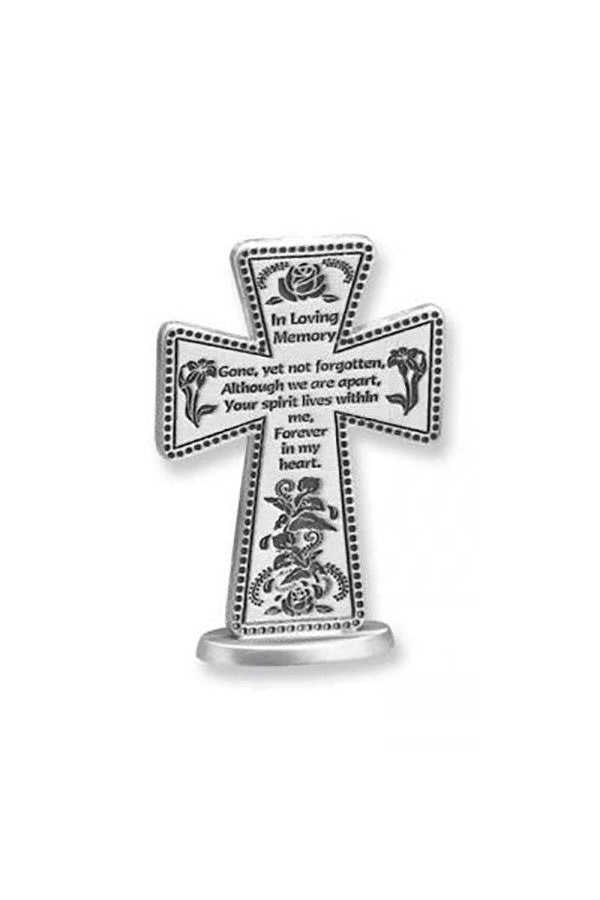 Standing Message Cross - GESQP108-Inspirational Gifts-Cathedral Art Medal and CA Gifts-Michigan Church Supply