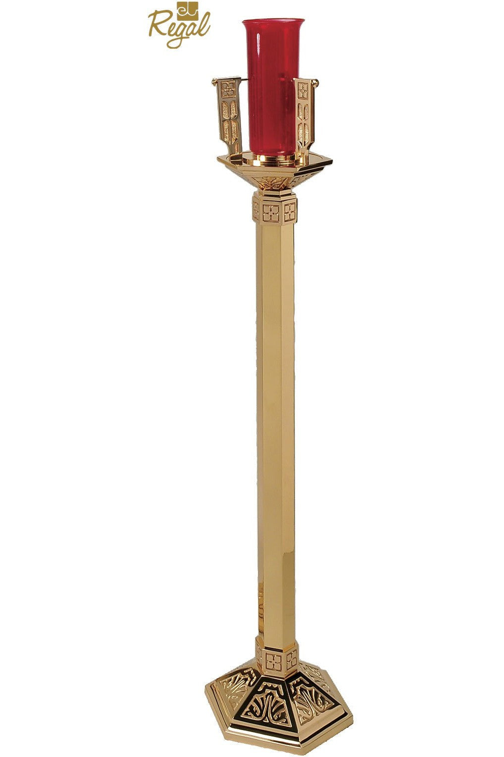 Standing Sanctuary Lamp - QF99SSL42-Church Life-Empire Bronze-Satin-A-Michigan Church Supply