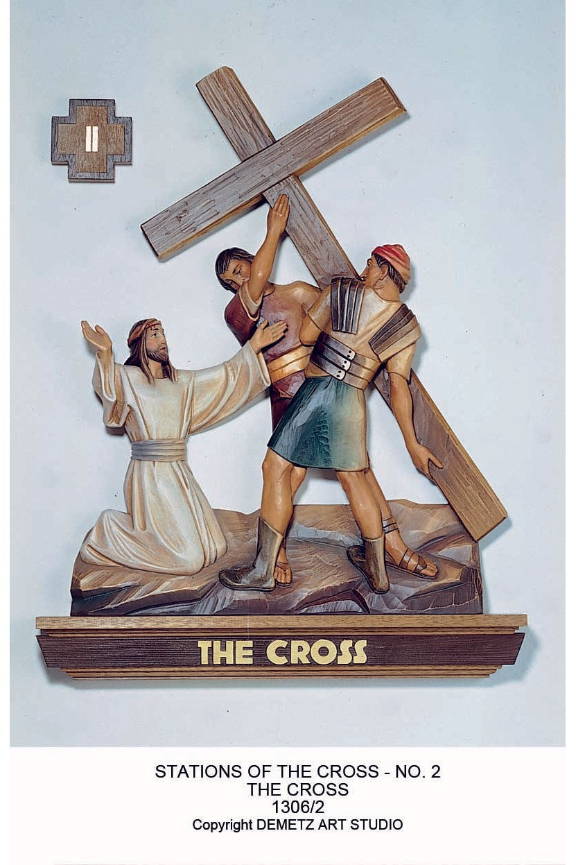 Stations of the Cross-HD1306-Church Life-Demetz-20" x 15"-Michigan Church Supply