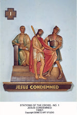 Stations of the Cross-HD1306-Church Life-Demetz-20" x 15"-Michigan Church Supply