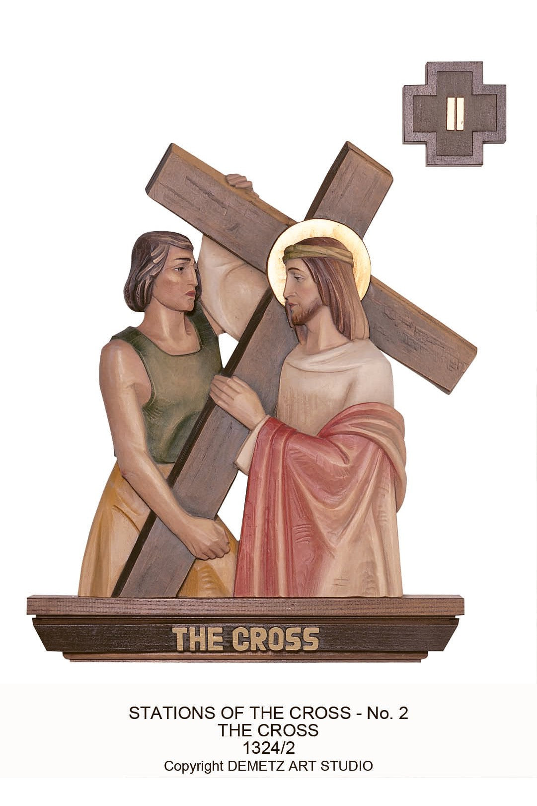 Stations of the Cross-HD1324-Church Life-Demetz-8" x 6"-Michigan Church Supply