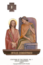 Stations of the Cross-HD1324-Church Life-Demetz-8" x 6"-Michigan Church Supply